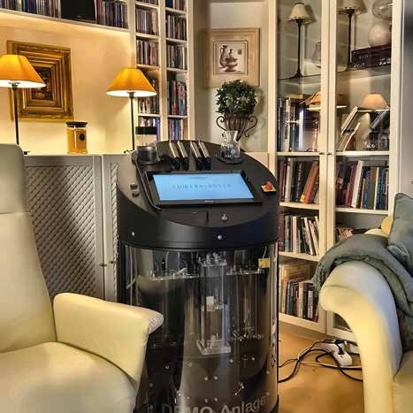 Front-facing view of the COREBALANCER® device with measurement lines